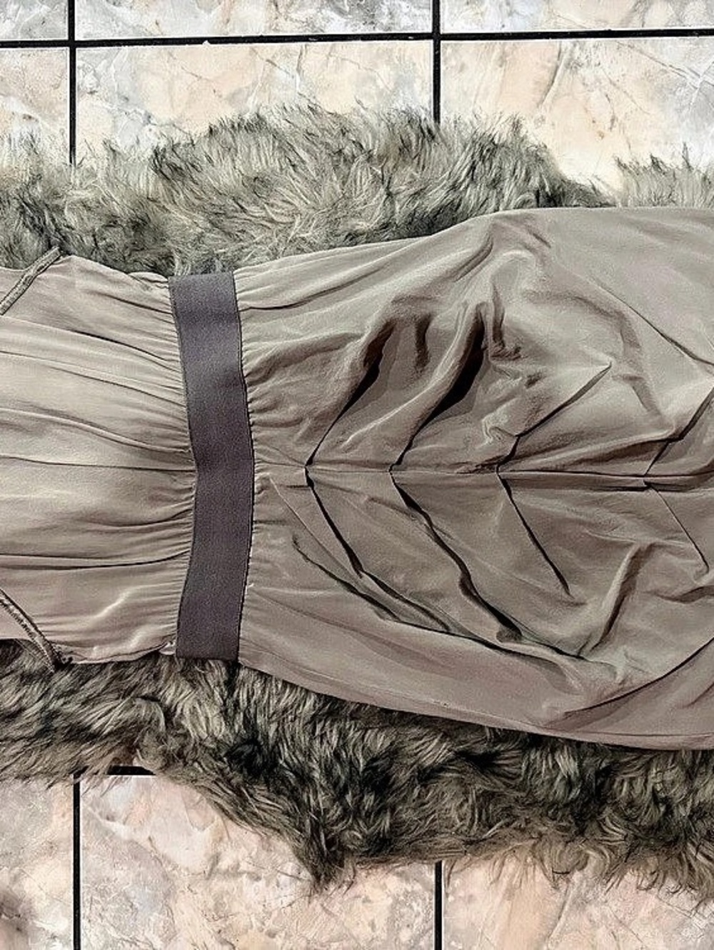 bebe Mini Dress in Beige Size Small